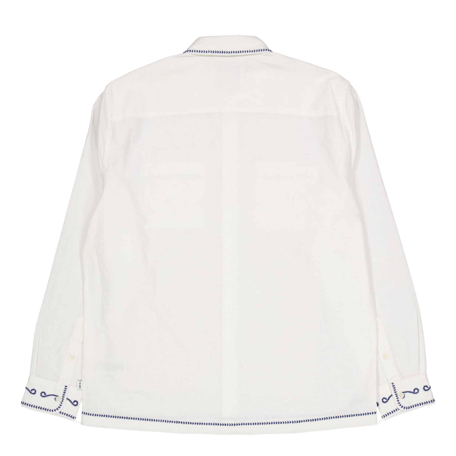 Haven Ls Shirt Ecru / Blue