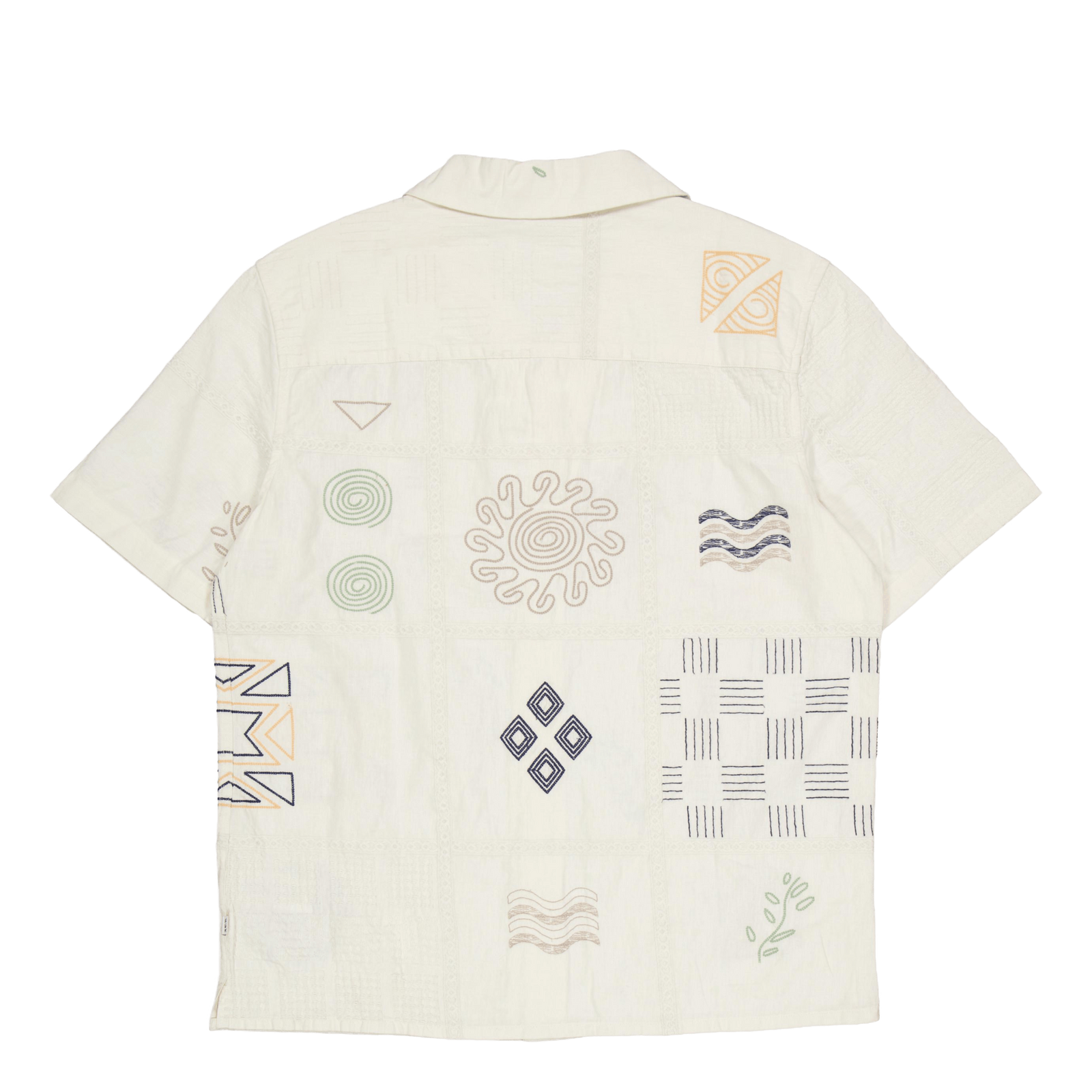 Didcot Ss Shirt Ecru / Multi