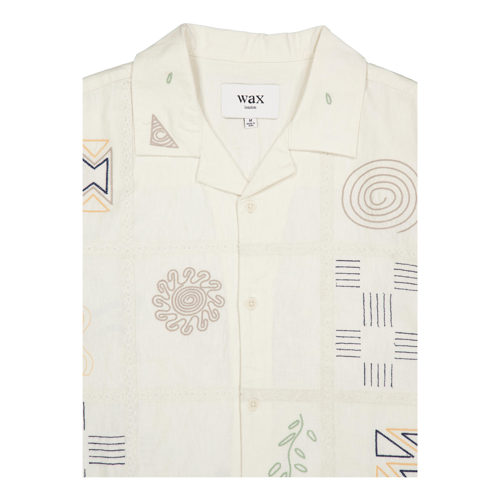 Didcot Ss Shirt Ecru / Multi