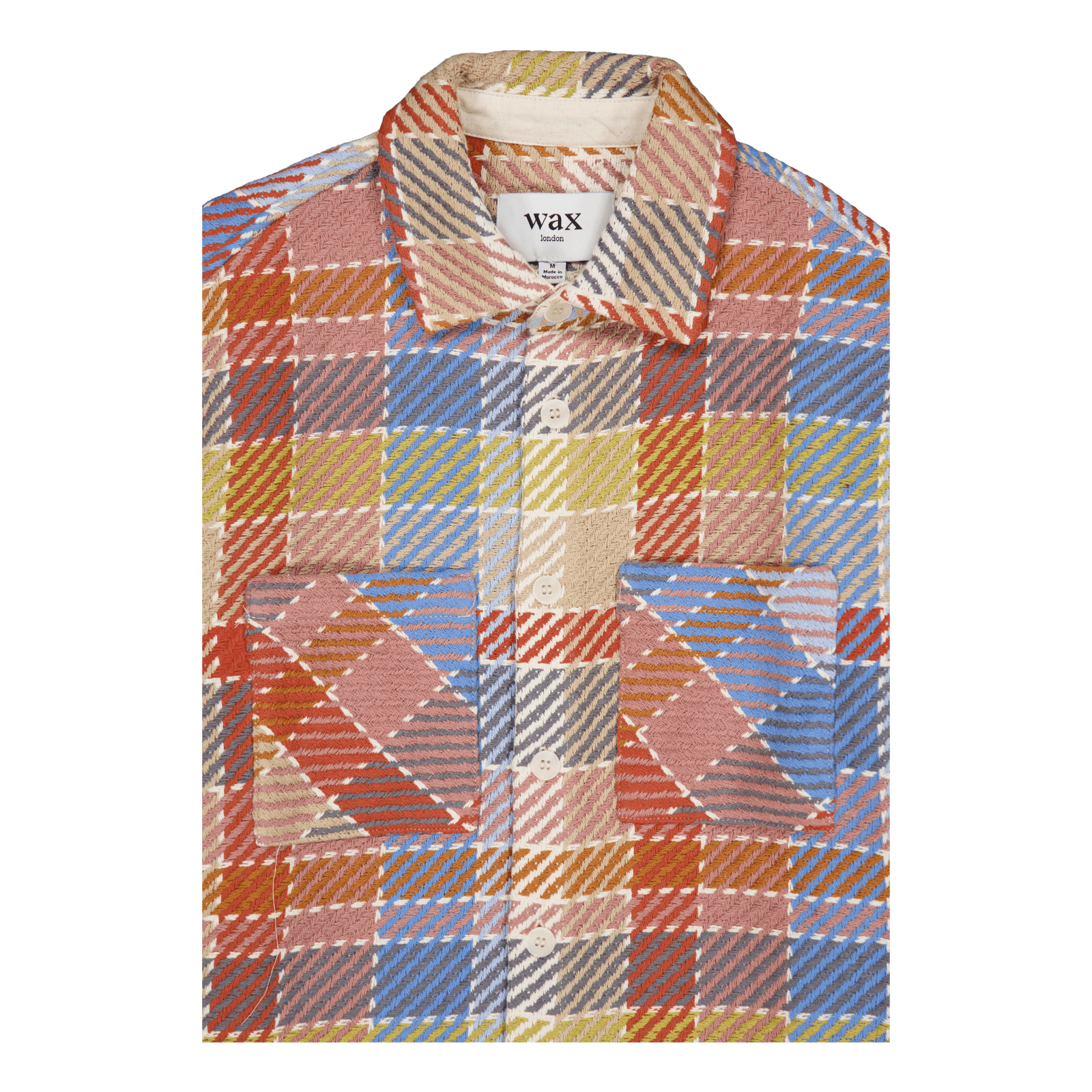 Whiting Overshirt Orange / Blue