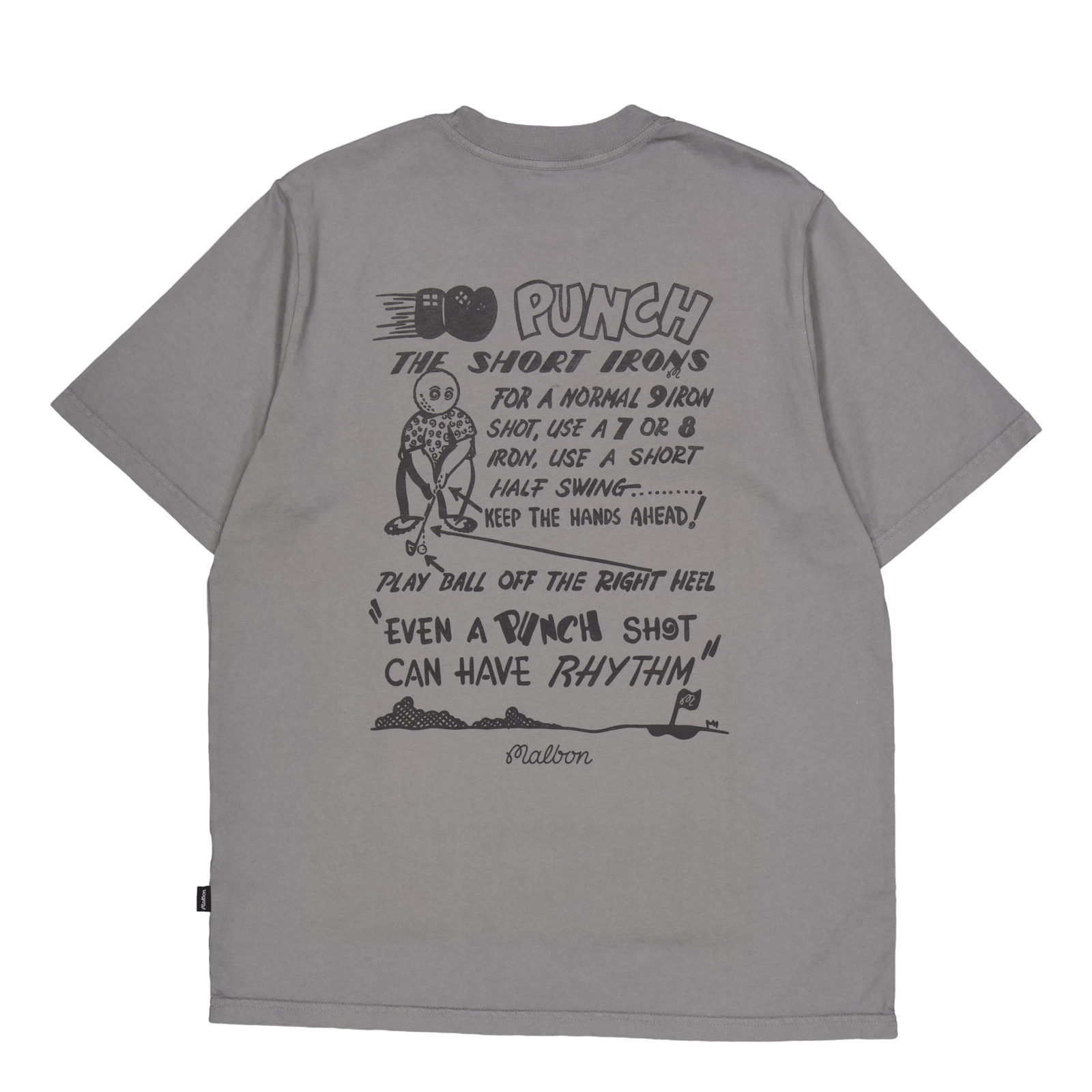 Punch Shot Ss T-shirt Charcoal Grey