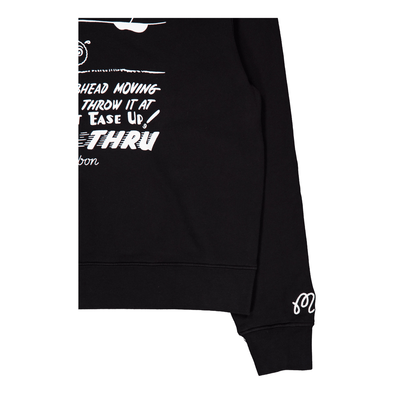 Follow Thru Hoodie Black