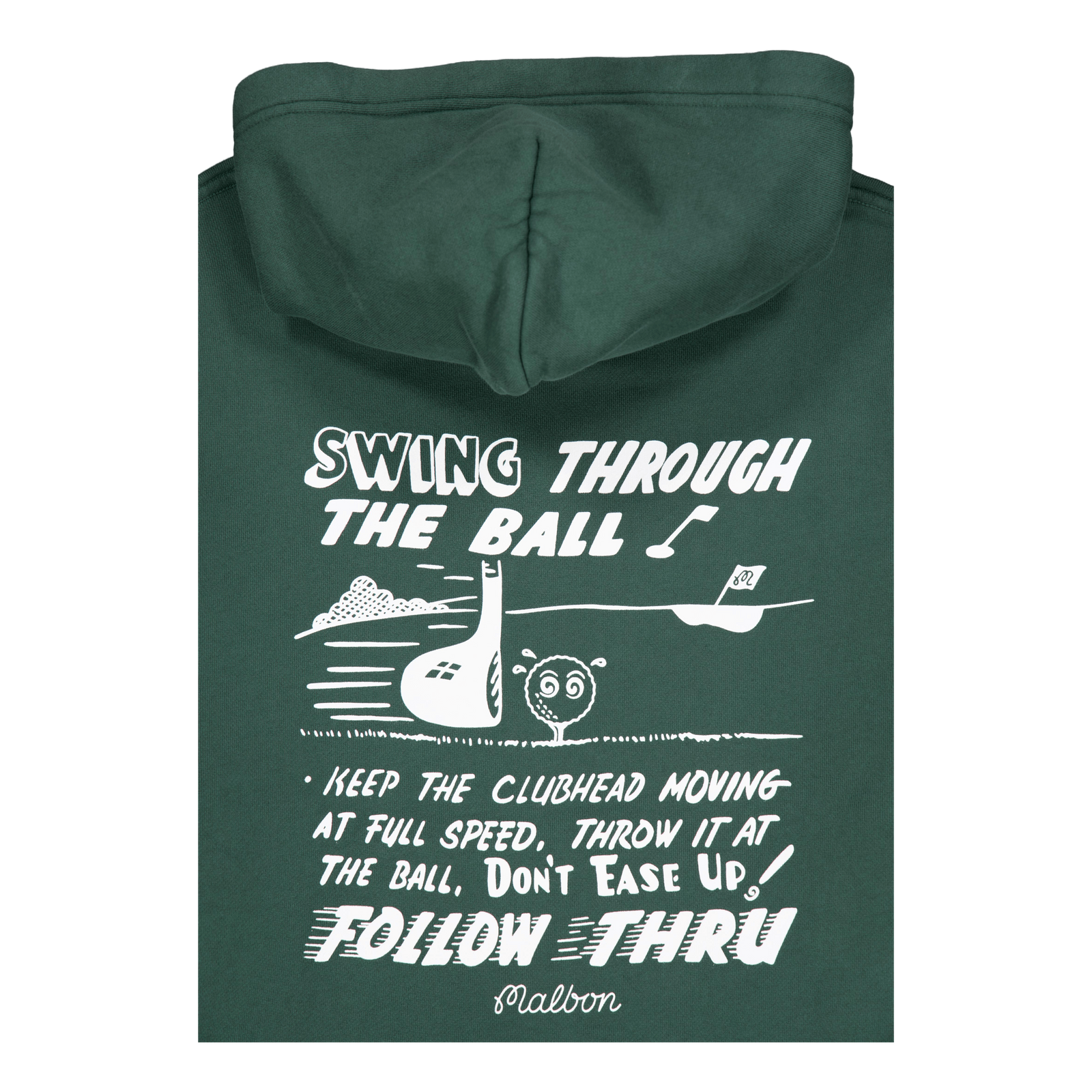 Follow Thru Hoodie Malbon Green