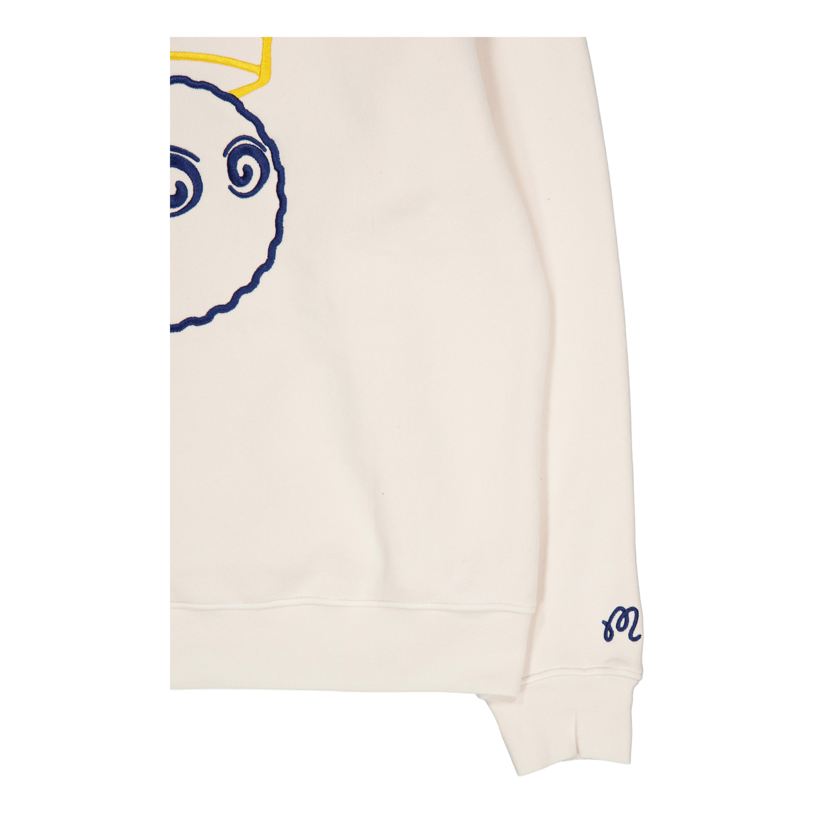 Malbon Trophy Hoodie Ivory