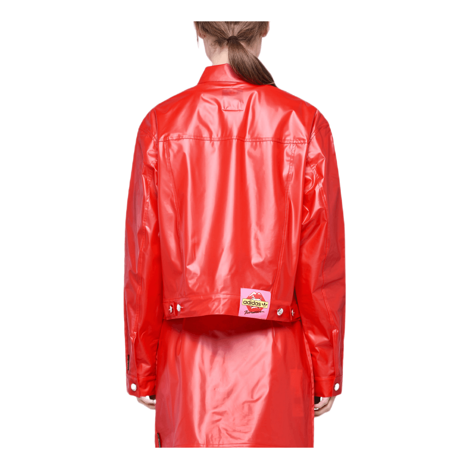 X Fiorucci Kiss Jacket Red