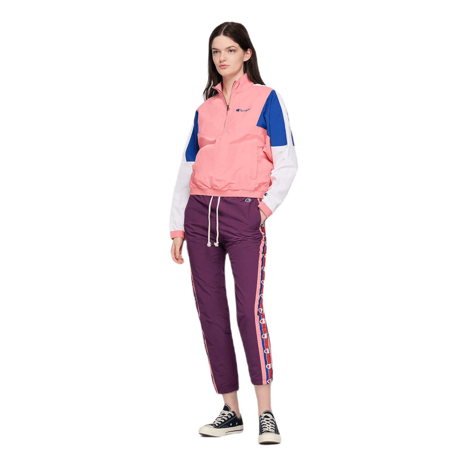 Elastic Cuff Pants Purple