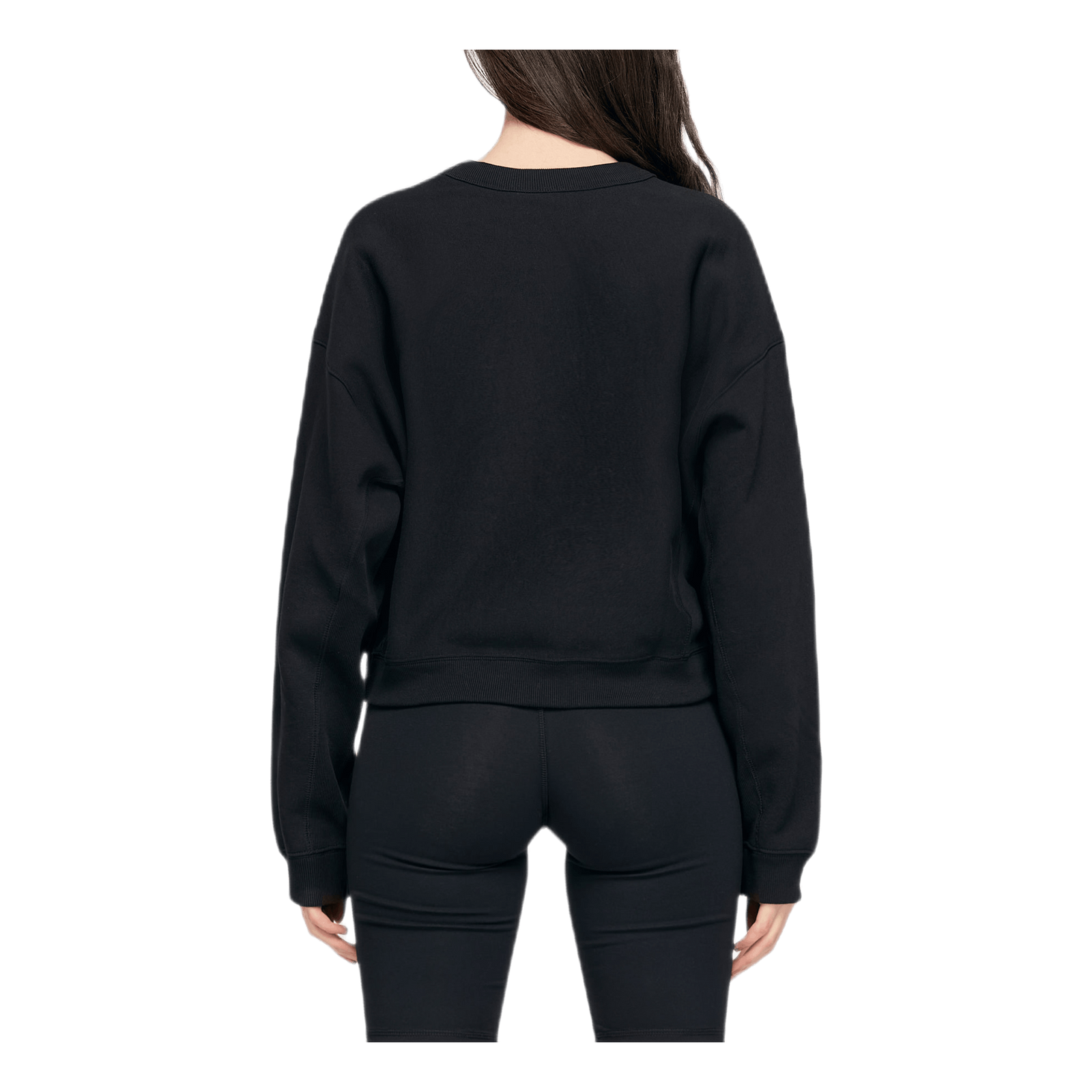 Sleeve Logo Crewneck Sweatshir Black