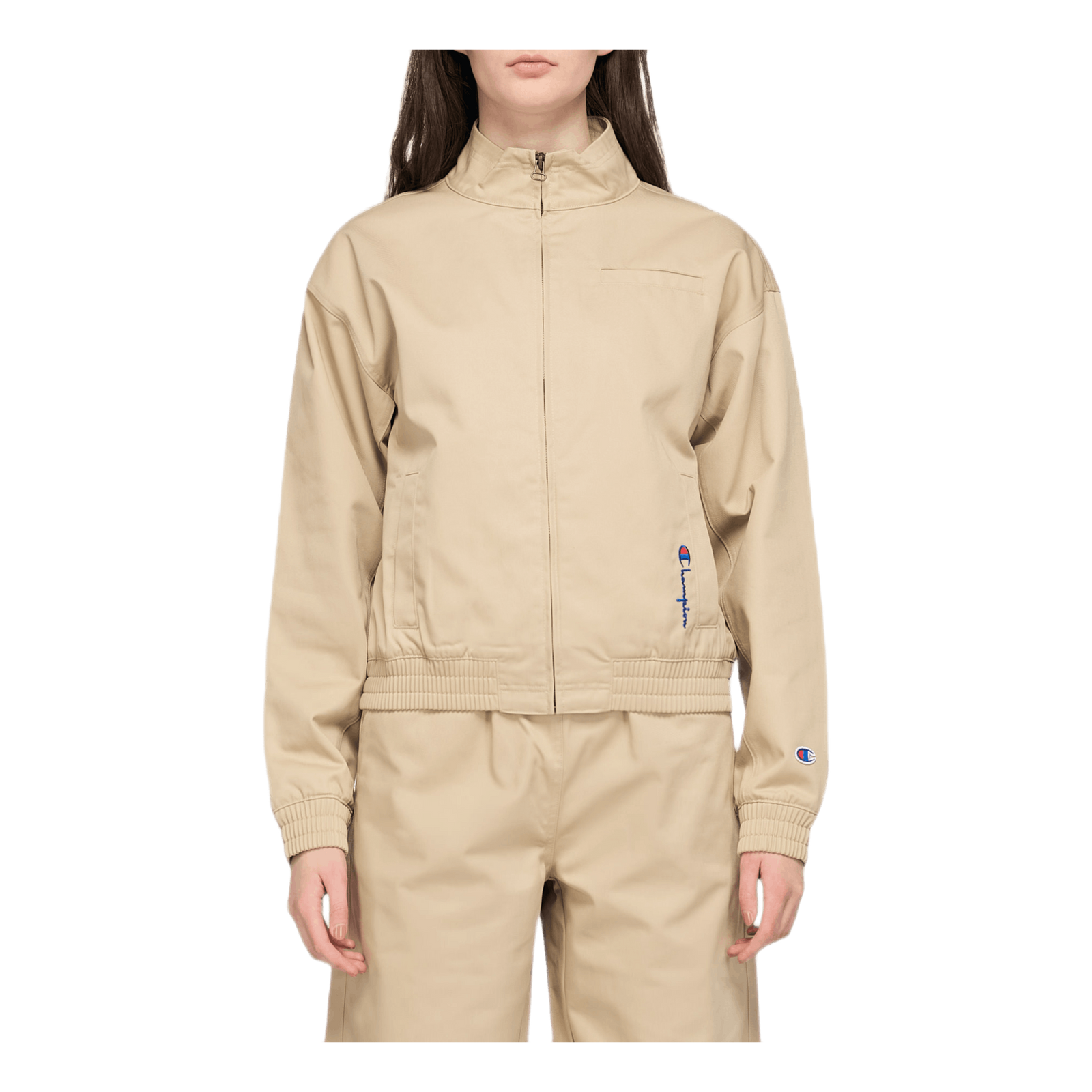Full Zip Top Khaki