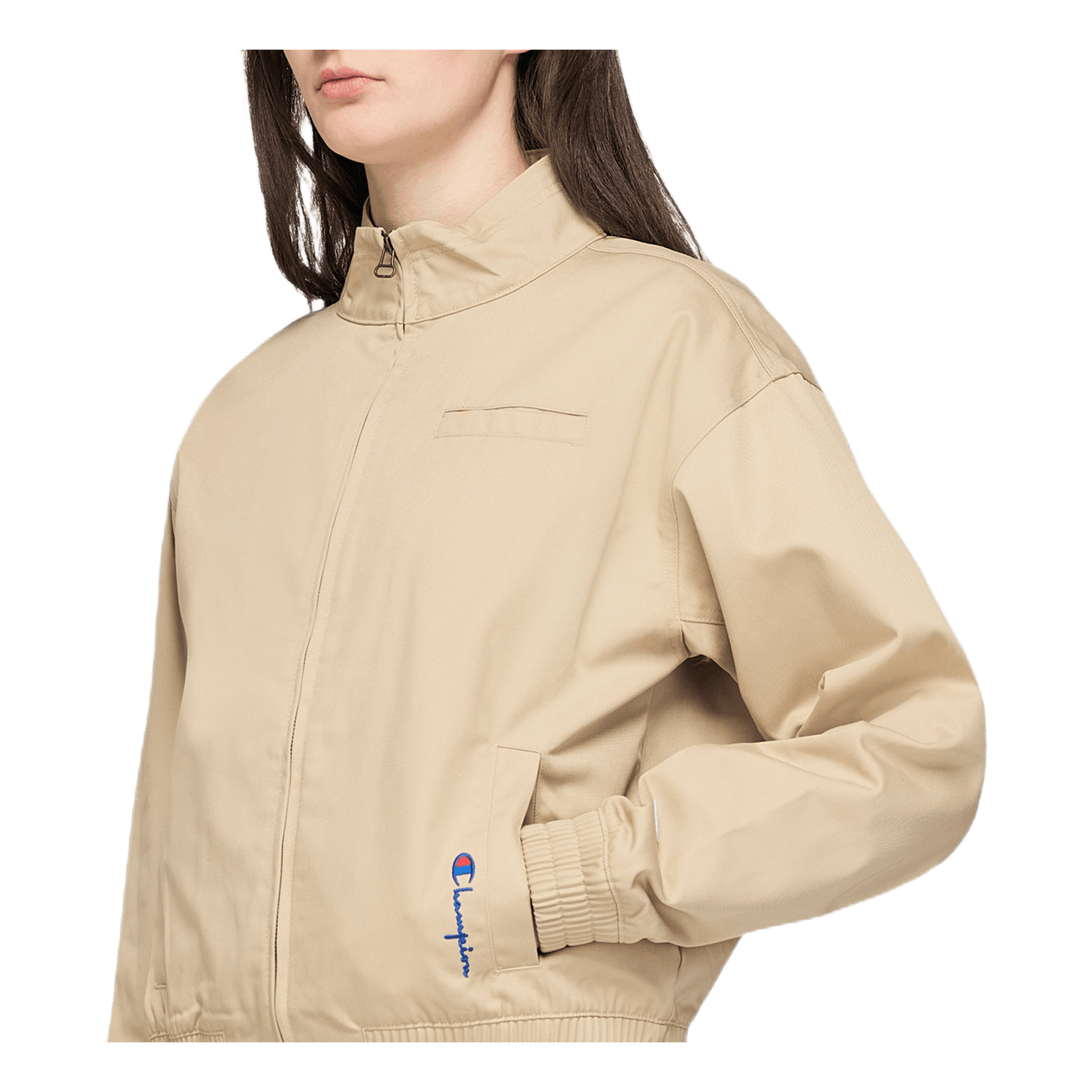 Full Zip Top Khaki