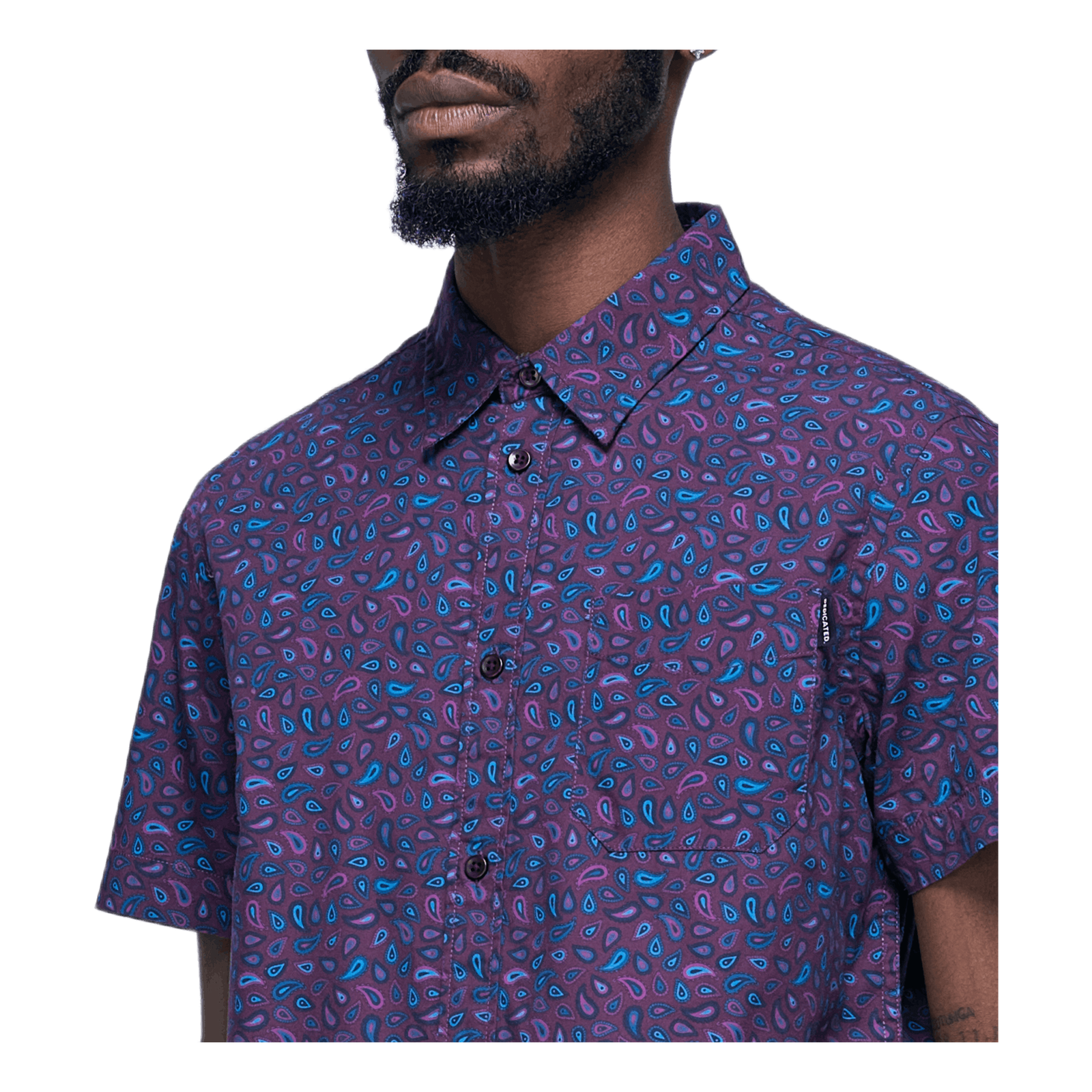 Shirt Short Sleeve Sandefjord Purple