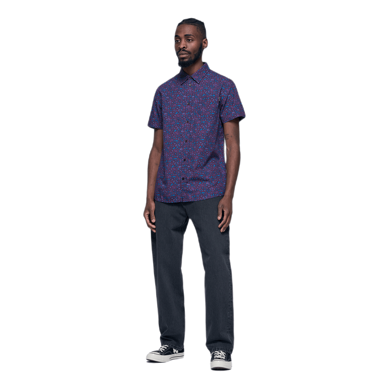 Shirt Short Sleeve Sandefjord Purple