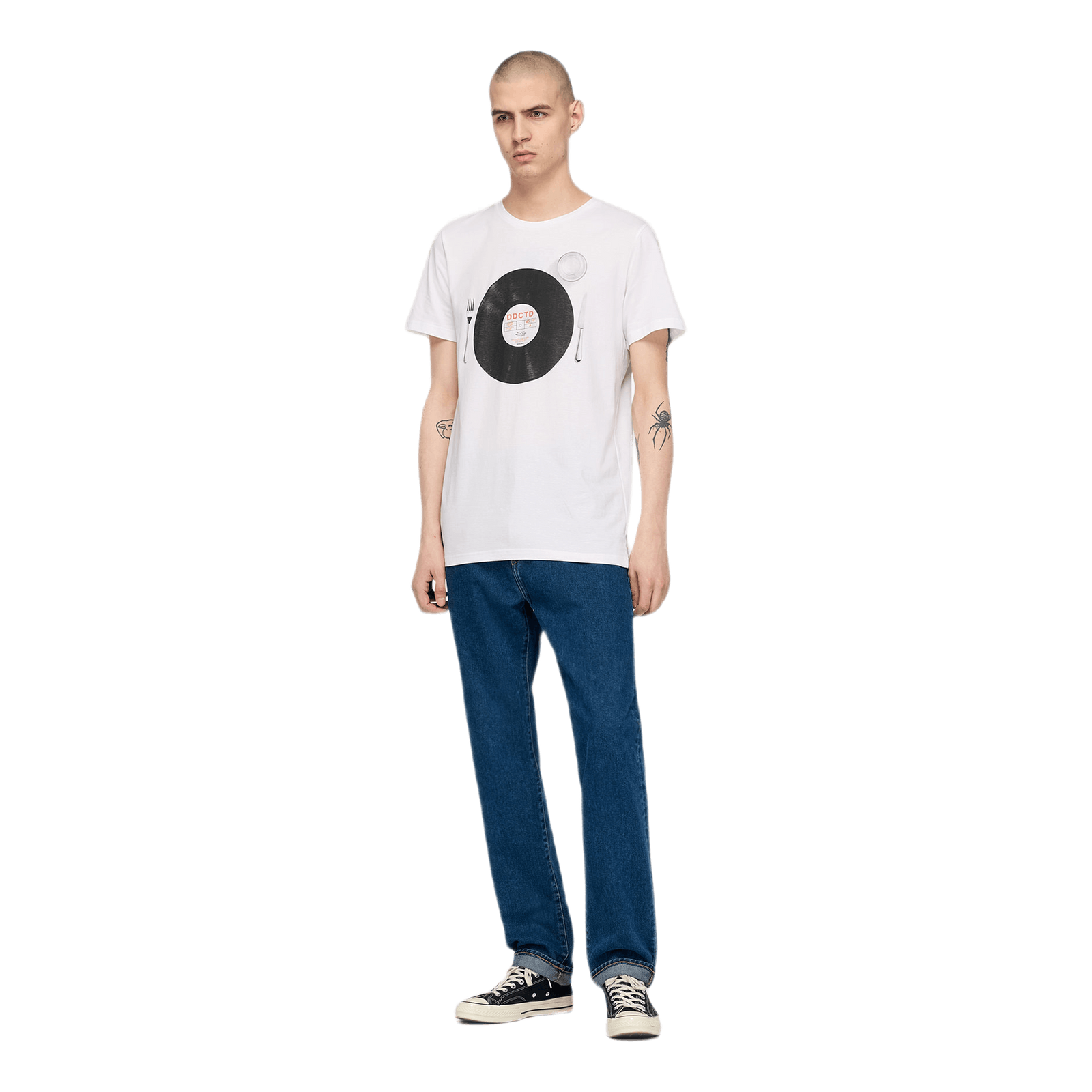 Record Meal Tee White