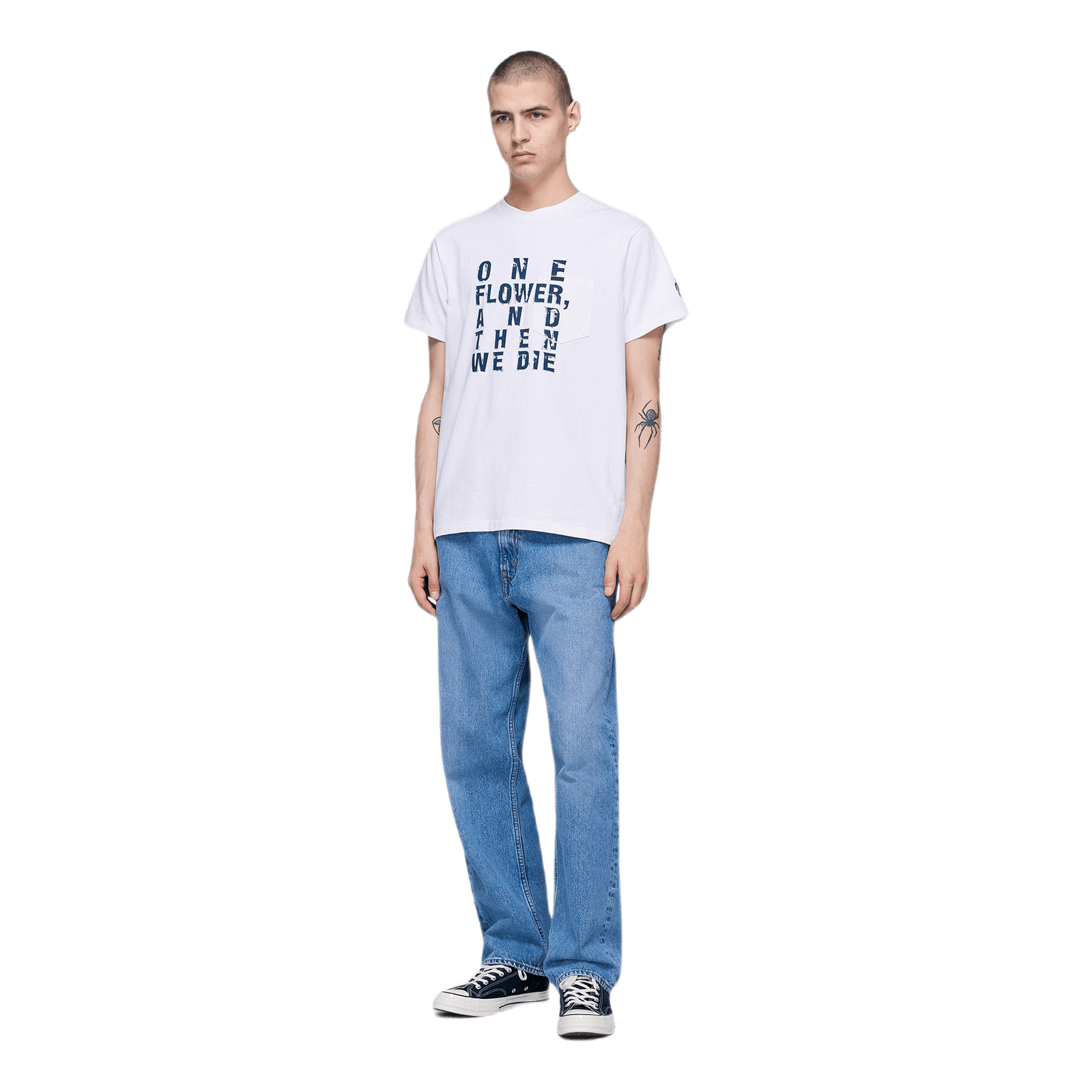 Cross Crew Neck T-shirt White