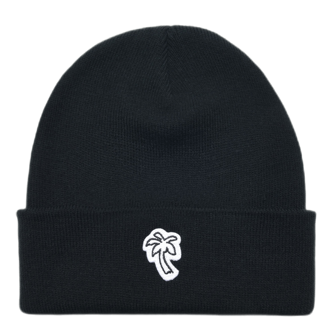 Palm Beanie Black