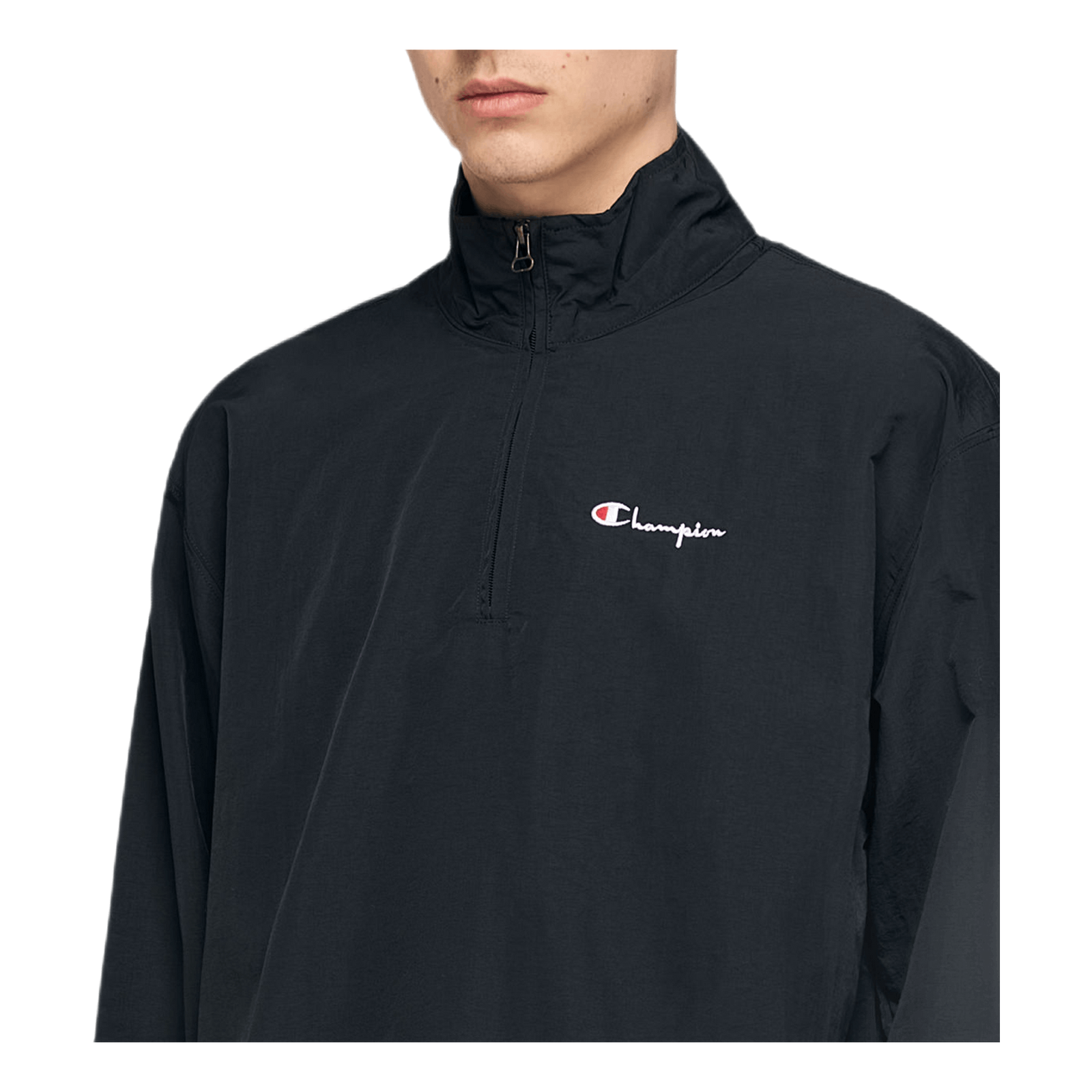 Half Zip Top Black