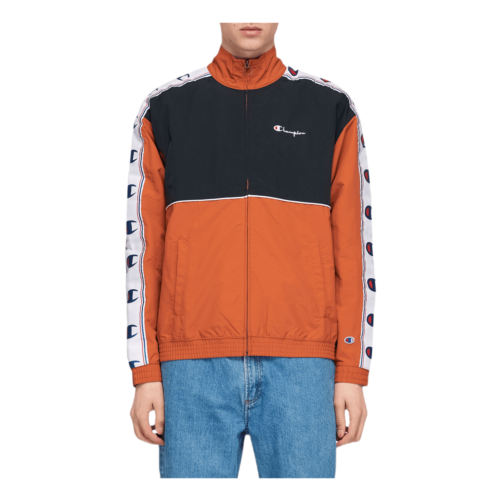 Full Zip Top Orange