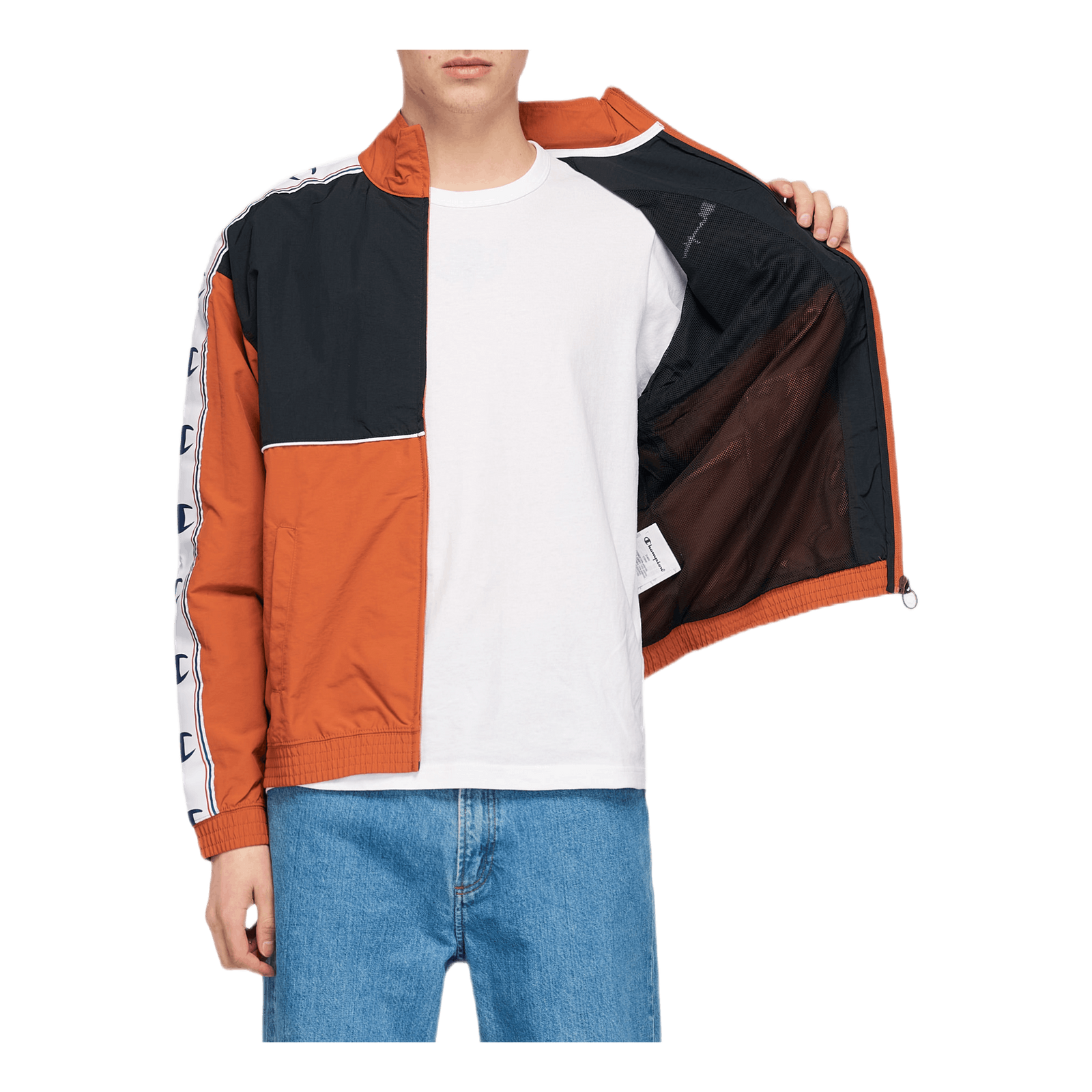 Full Zip Top Orange