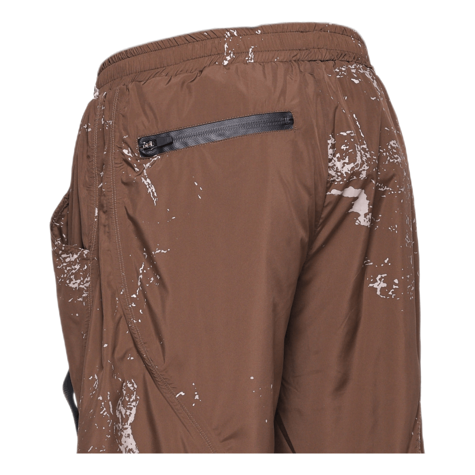 Rock Print Shorts Brown