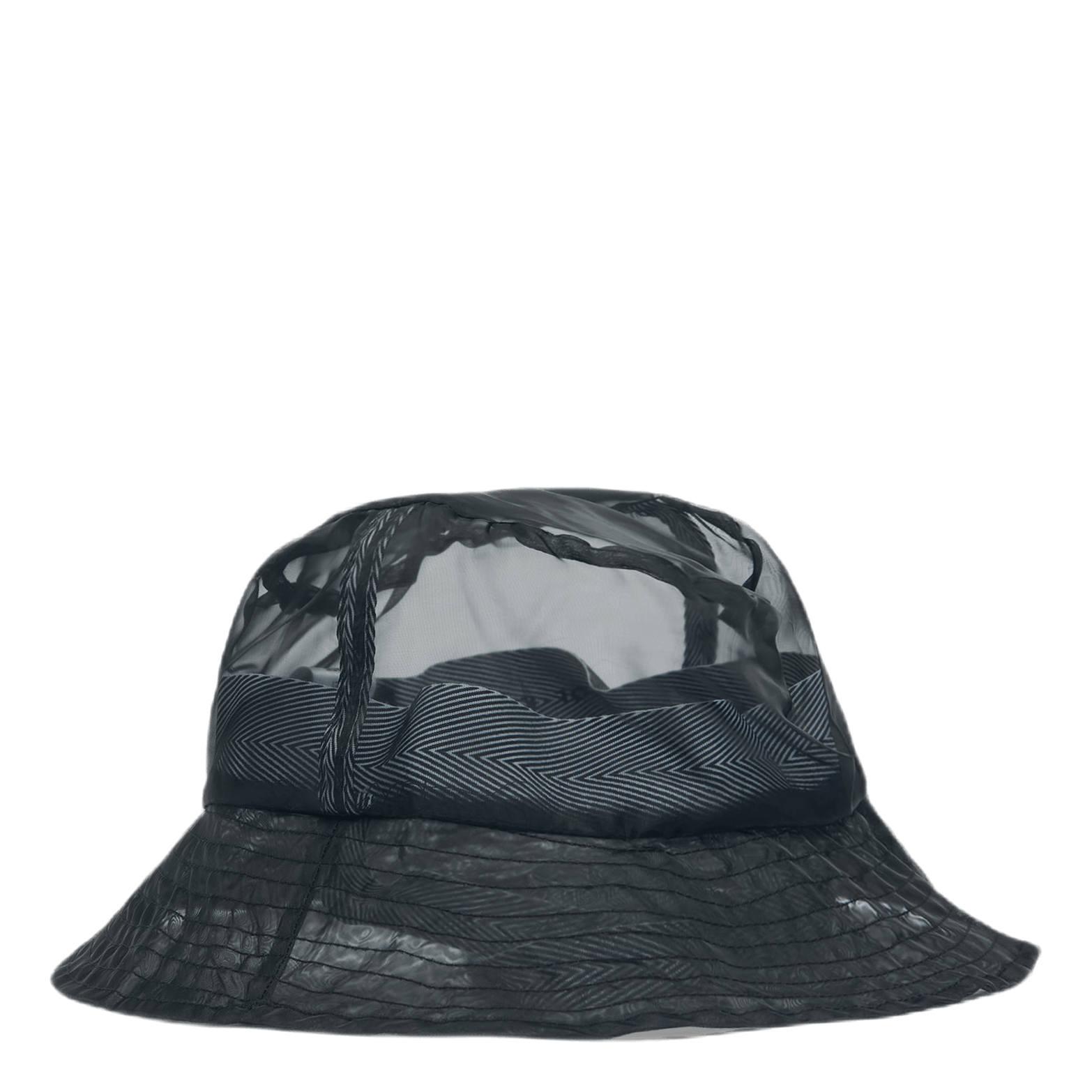Transparent Bucket Hat Black