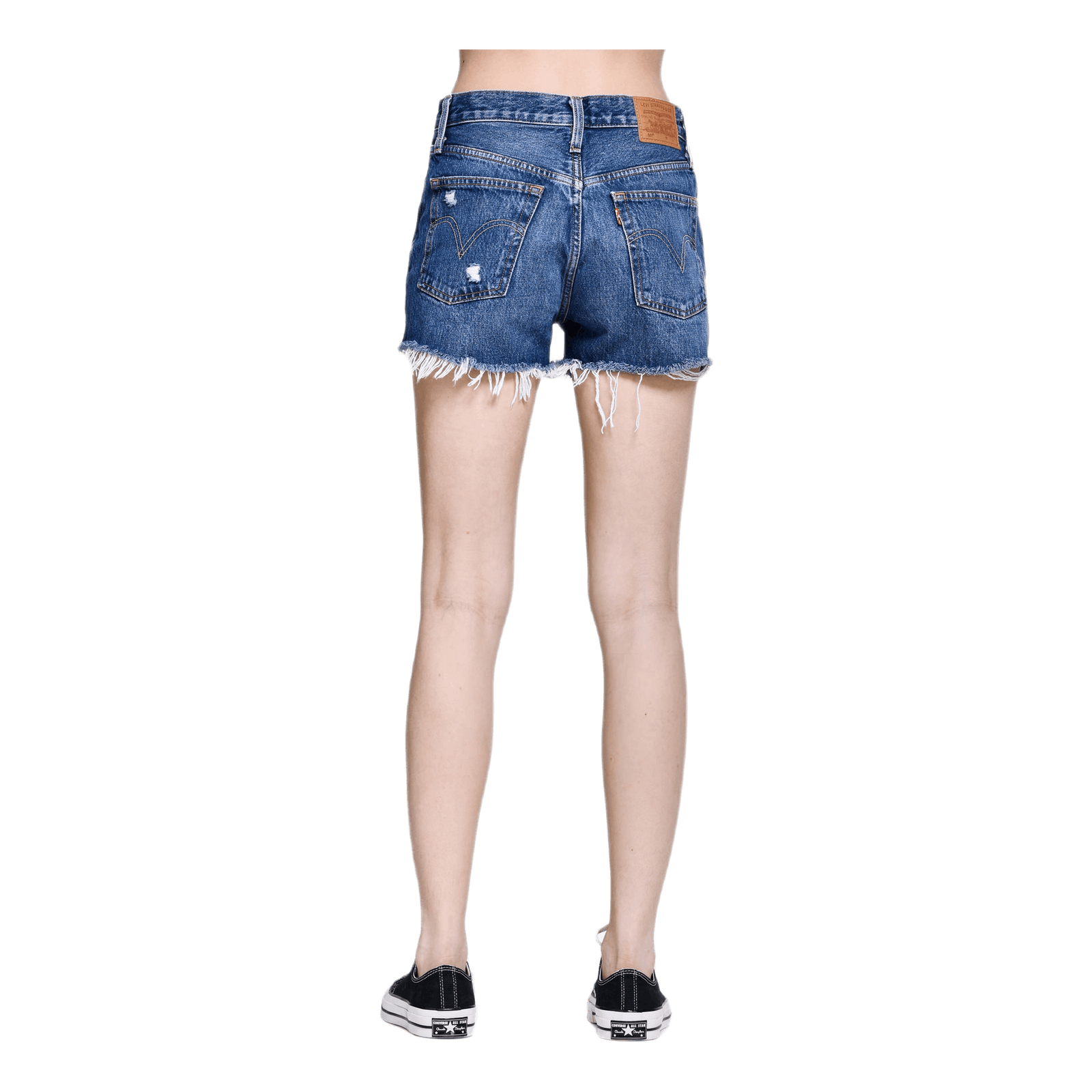 501 High Rise Shorts Blue