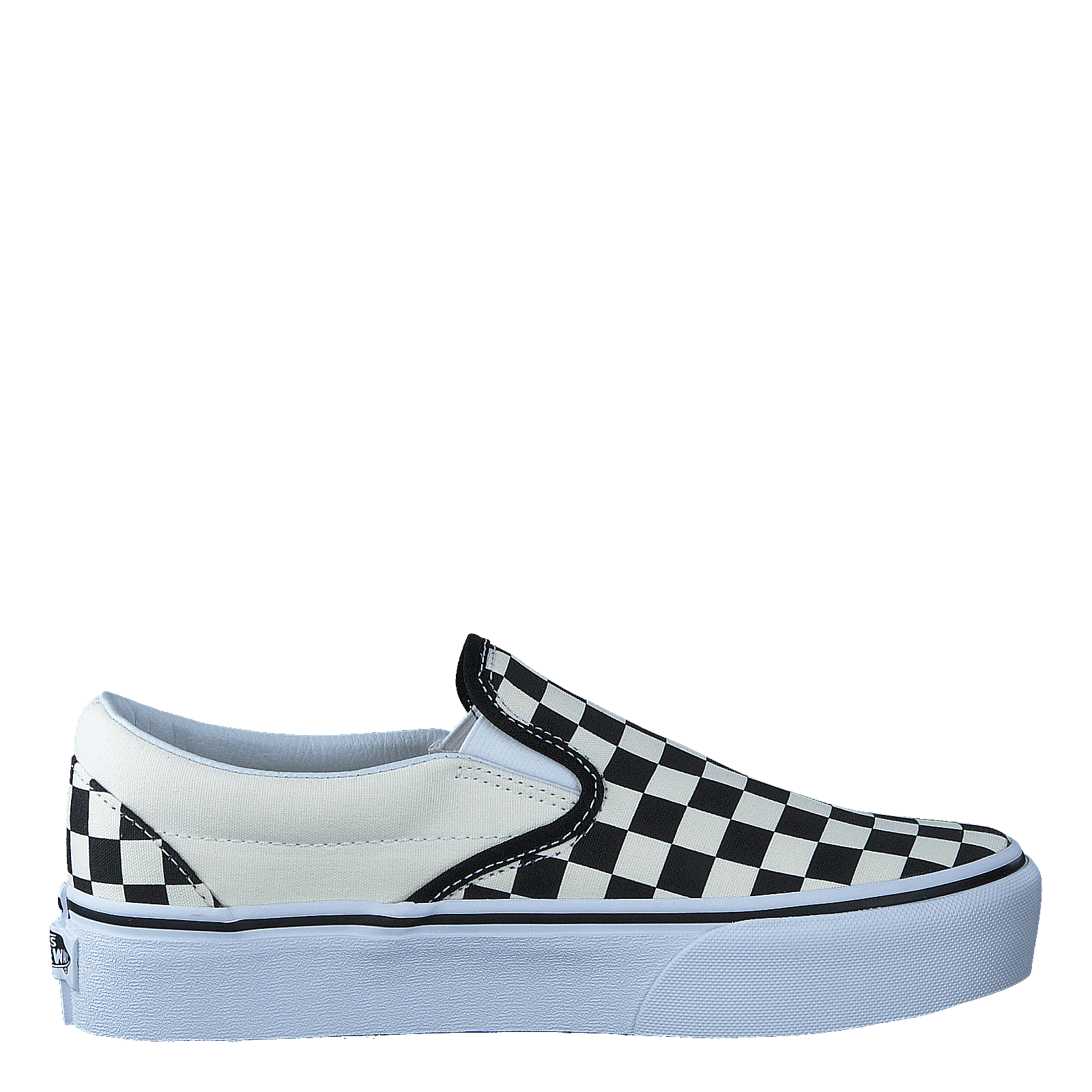 Ua Classic Slip-on Platform Black And White Checker/white