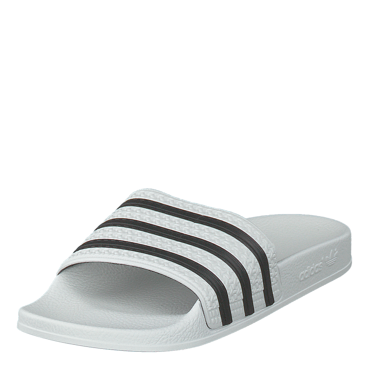 Adilette White/cblack/white