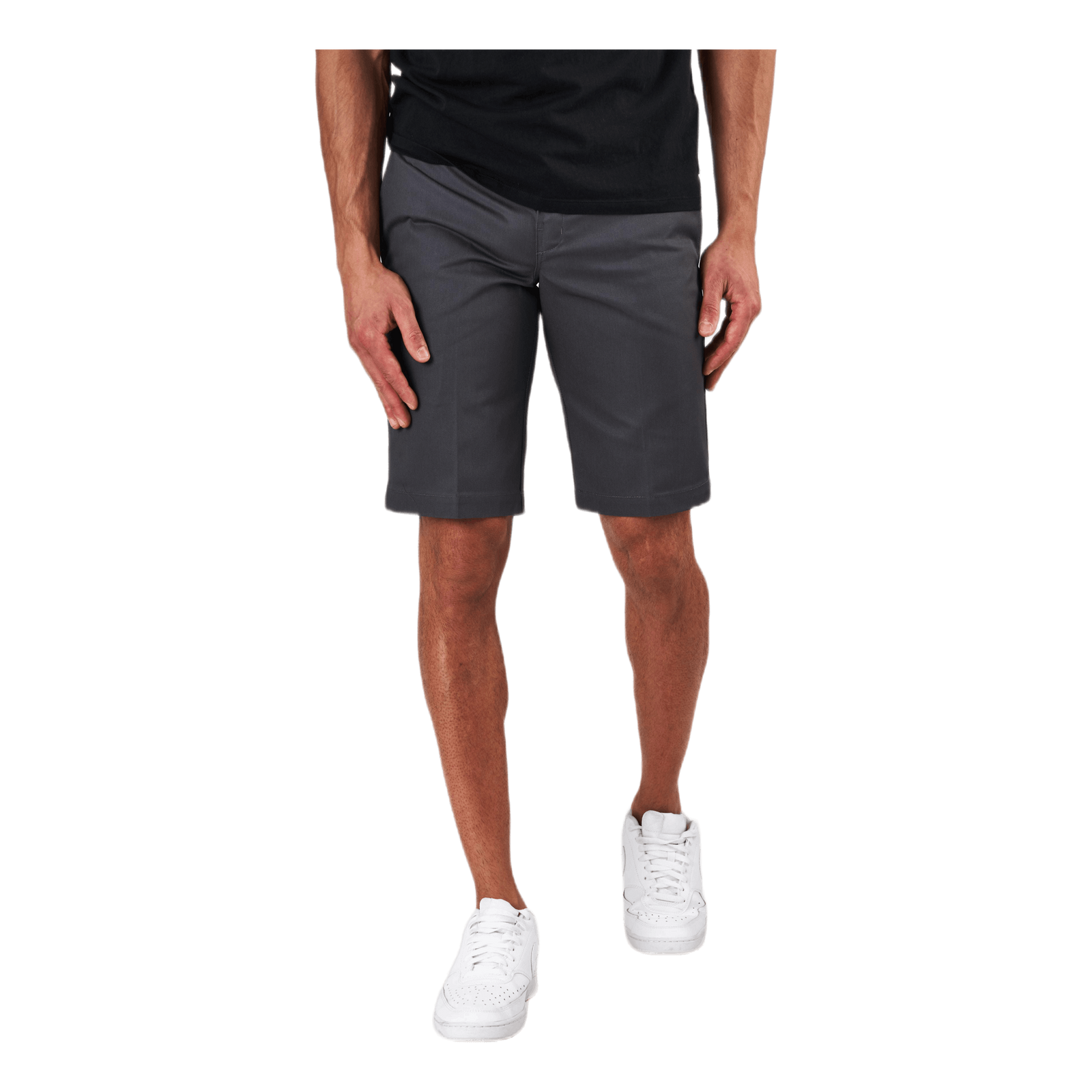 11´ Slim Straight Work Shorts Gray