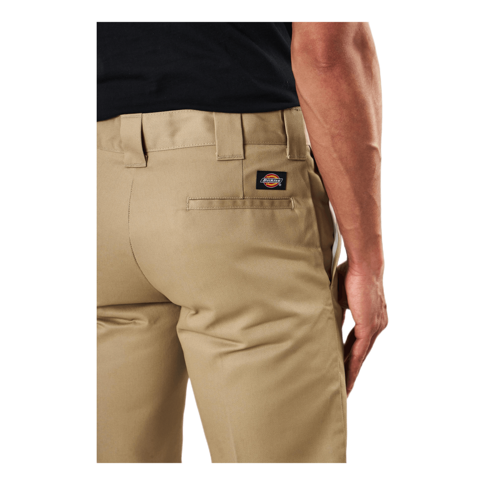 11´ Slim Straight Work Shorts Khaki