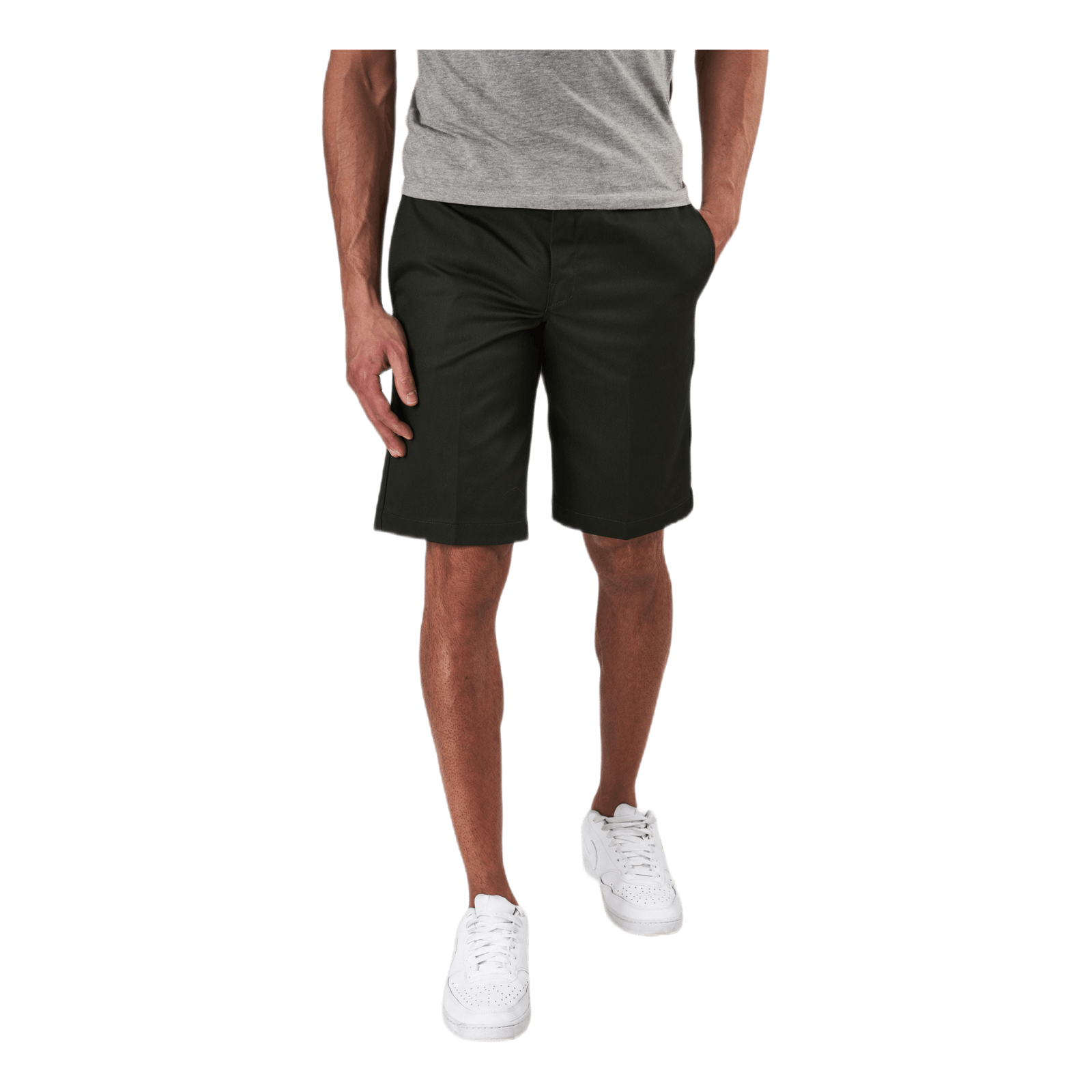 11´ Slim Straight Work Shorts Green