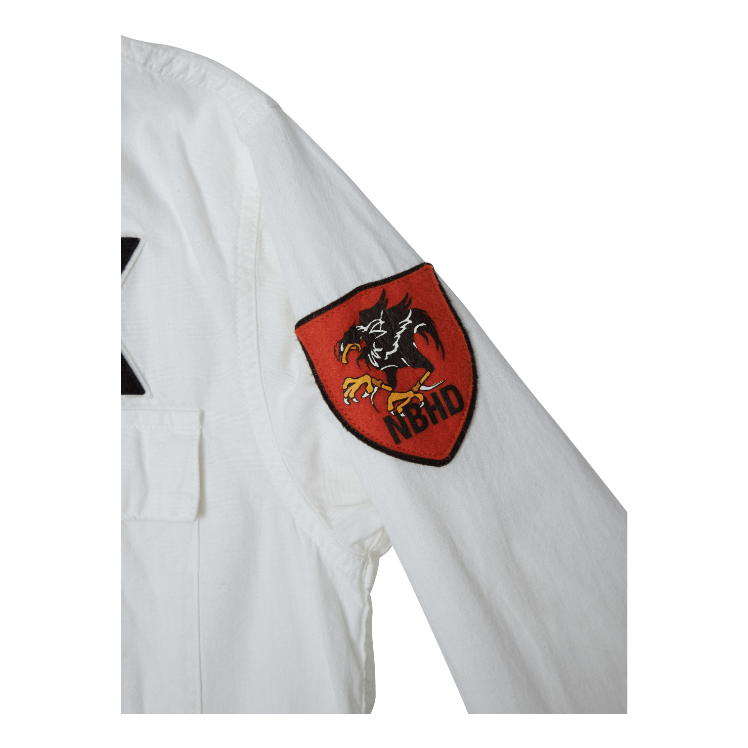 St . Chambray / C-shirt . Ls White