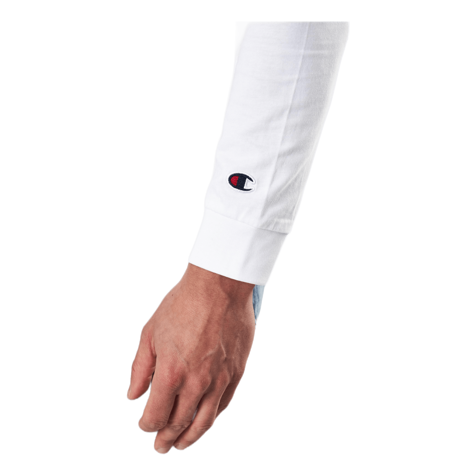 Crewneck Long Sleeve T-shirt Wht