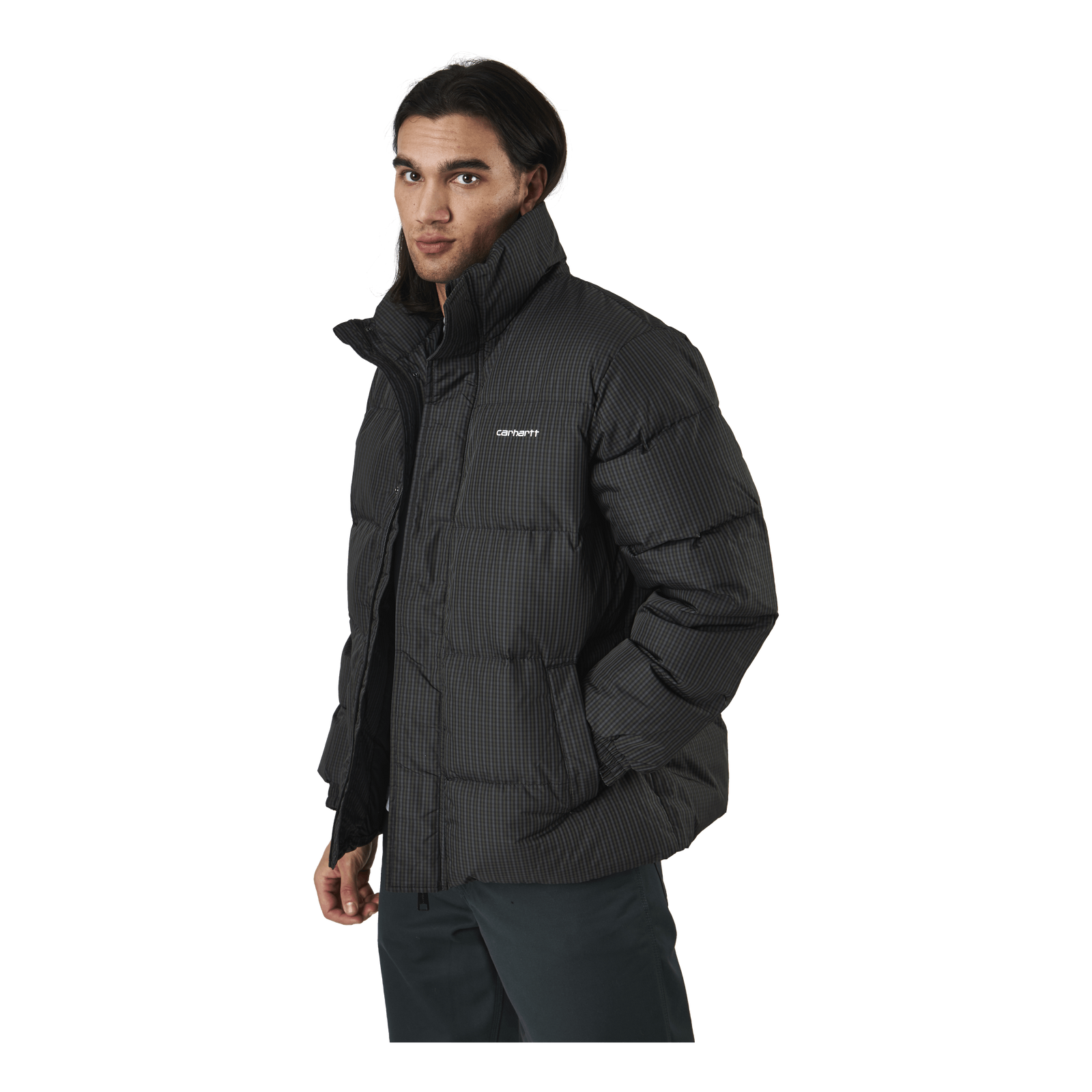 Danville Jacket Specter Check, Cypress / White