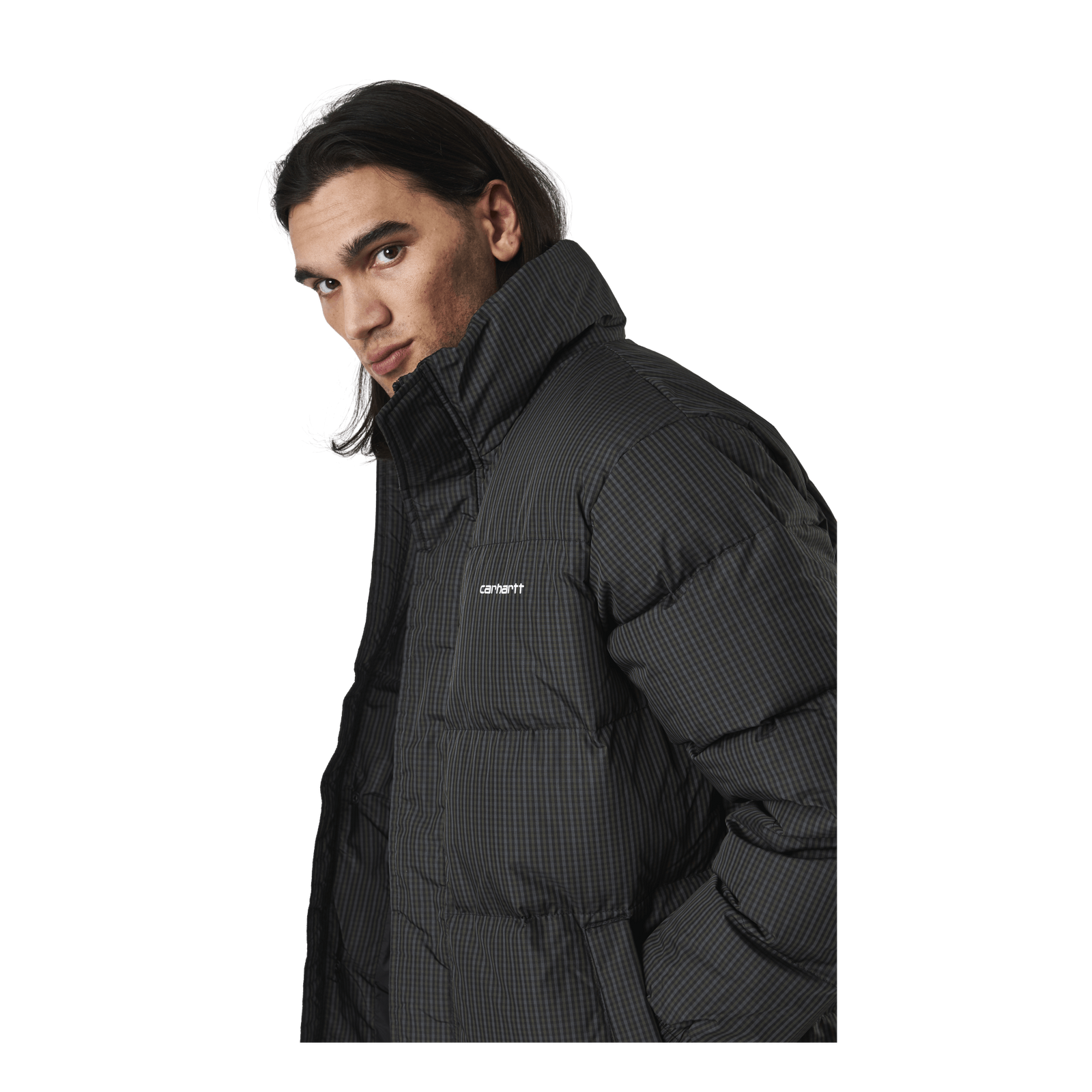 Danville Jacket Specter Check, Cypress / White