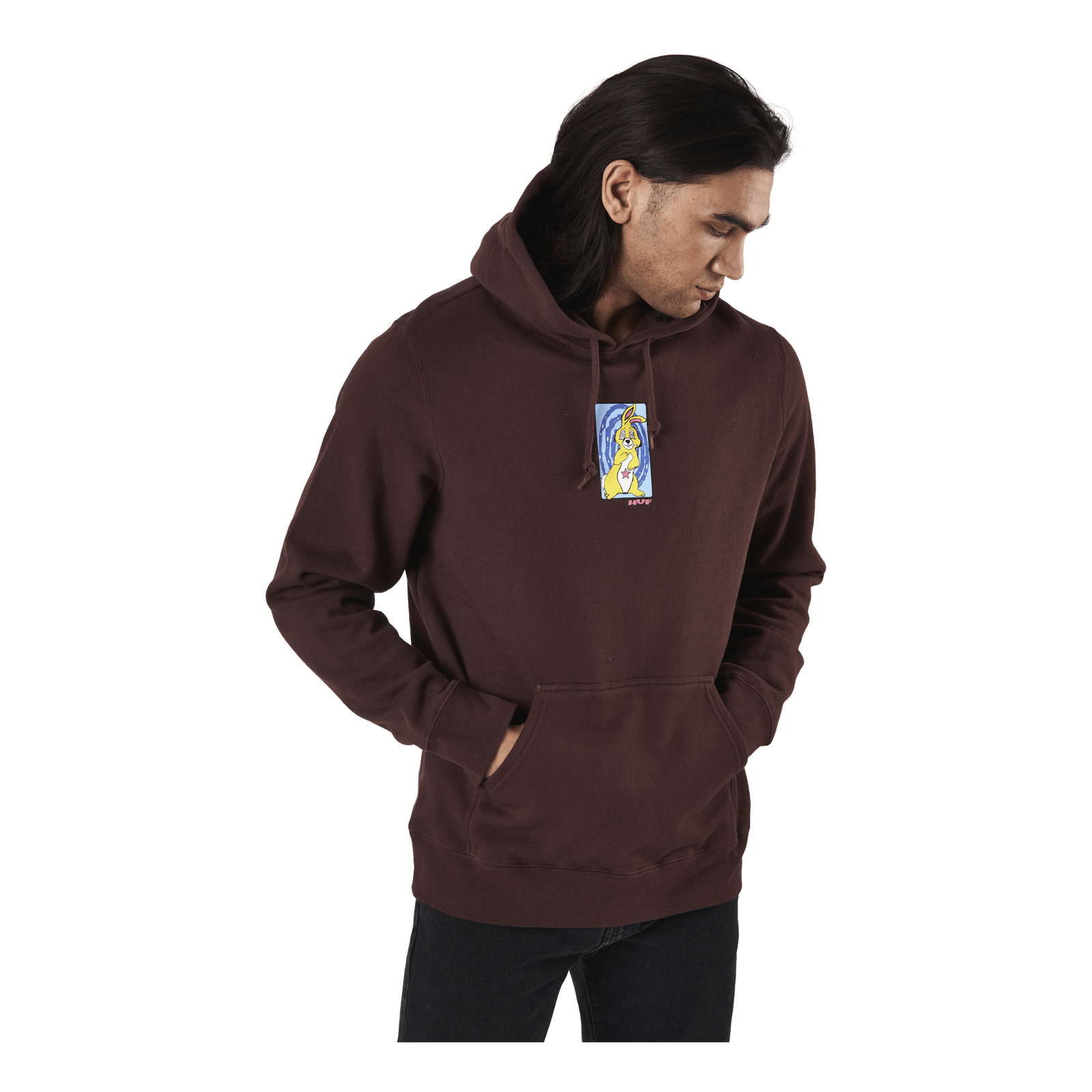 Messed Up Bunny P/o Hoodie Deep Mahogany