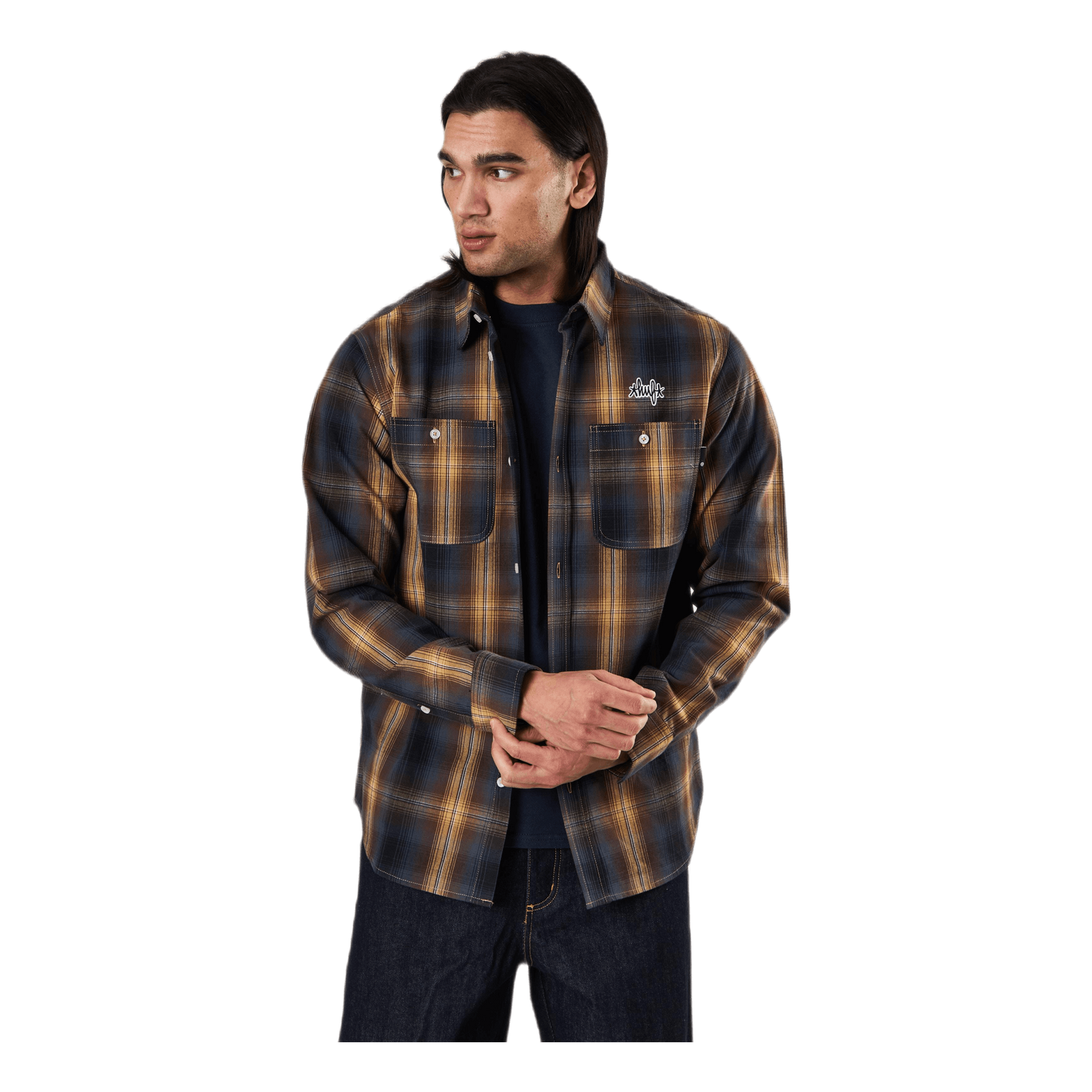 Sanford L/s Flannel Rich Brown