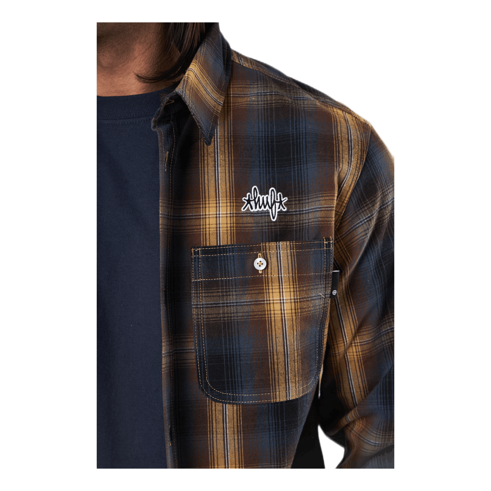 Sanford L/s Flannel Rich Brown