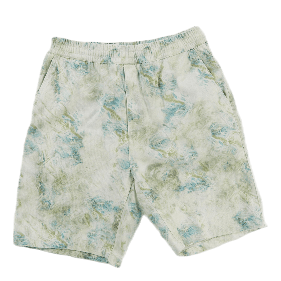 Marble Short Marble Print, Wave /stone Wash