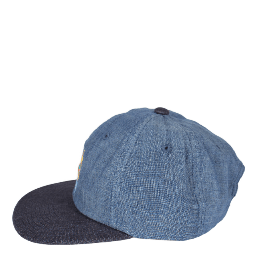 Global Warming 6 Panel Hat Blue Chambray
