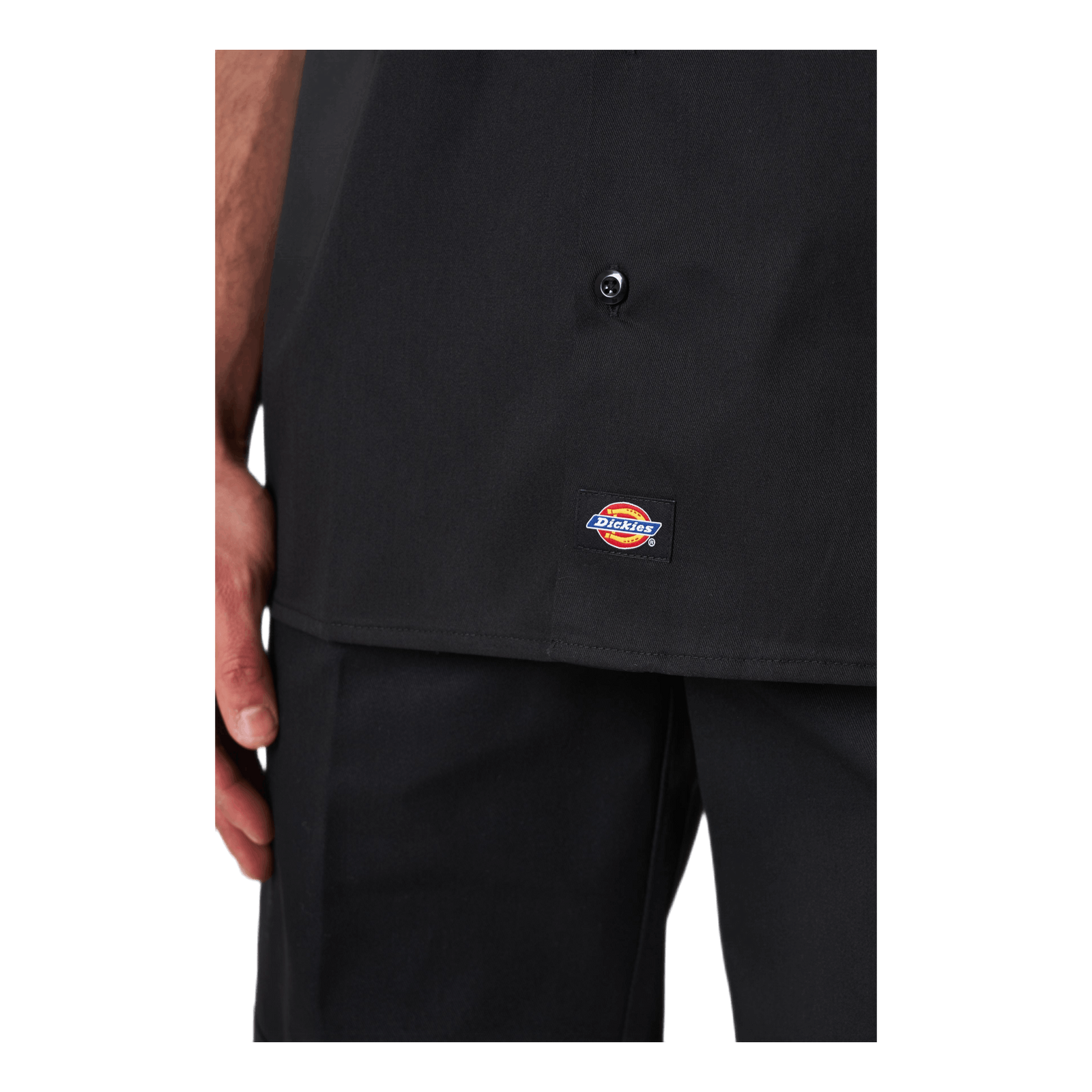 Short Sleeve Work Shirt Black