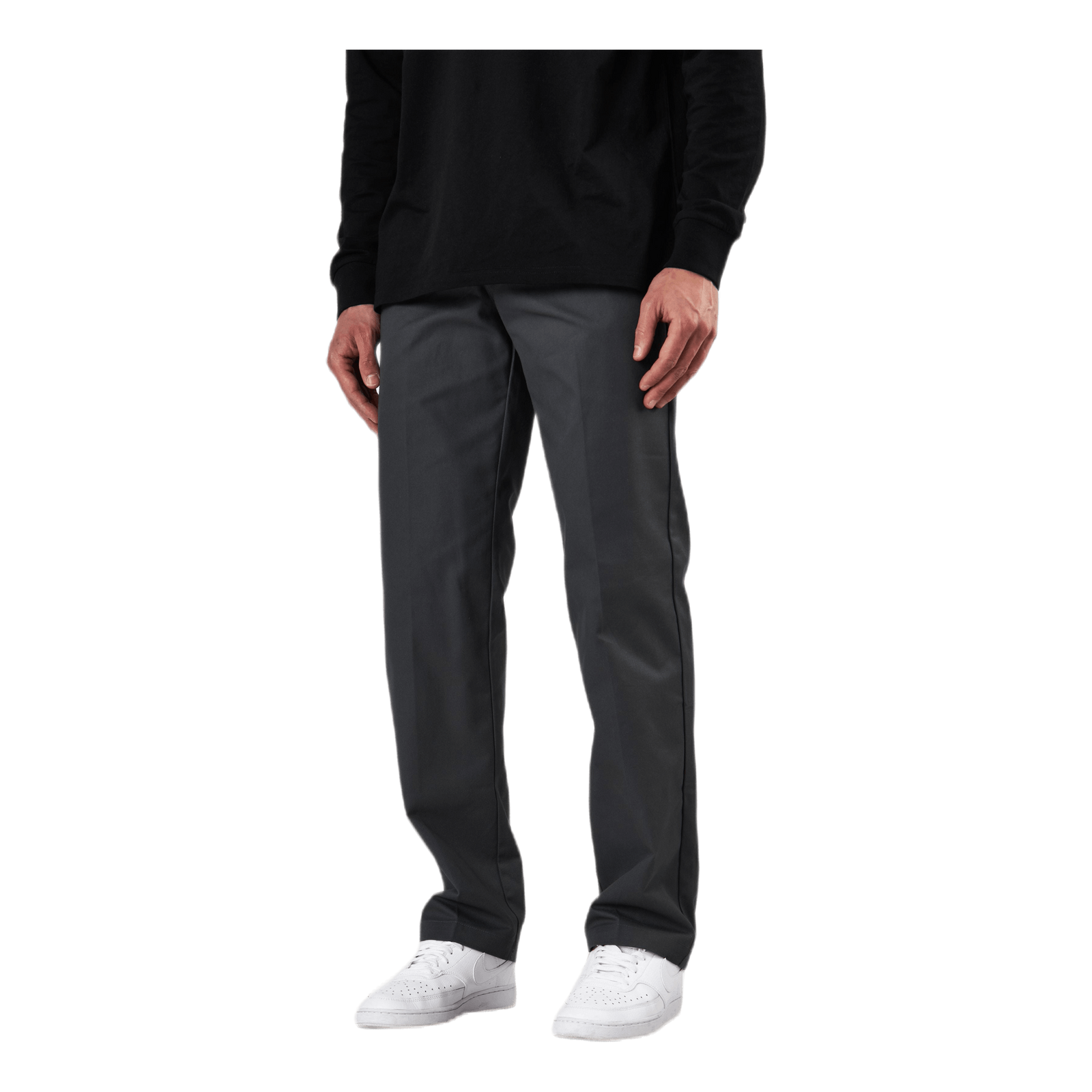 Slim Straight Work Pant Flex Charcoal Grey
