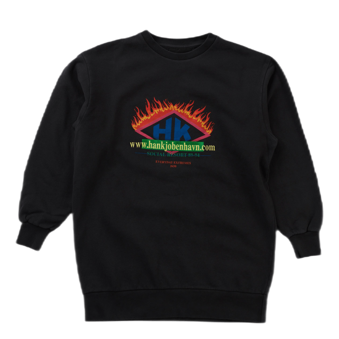 Relaxed Crew Faded Black