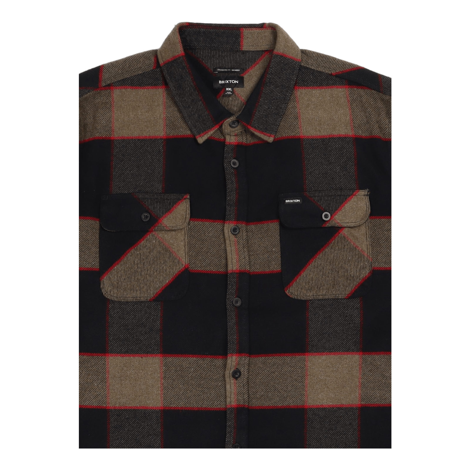 Bowery L/s Flannel Black/charcoal