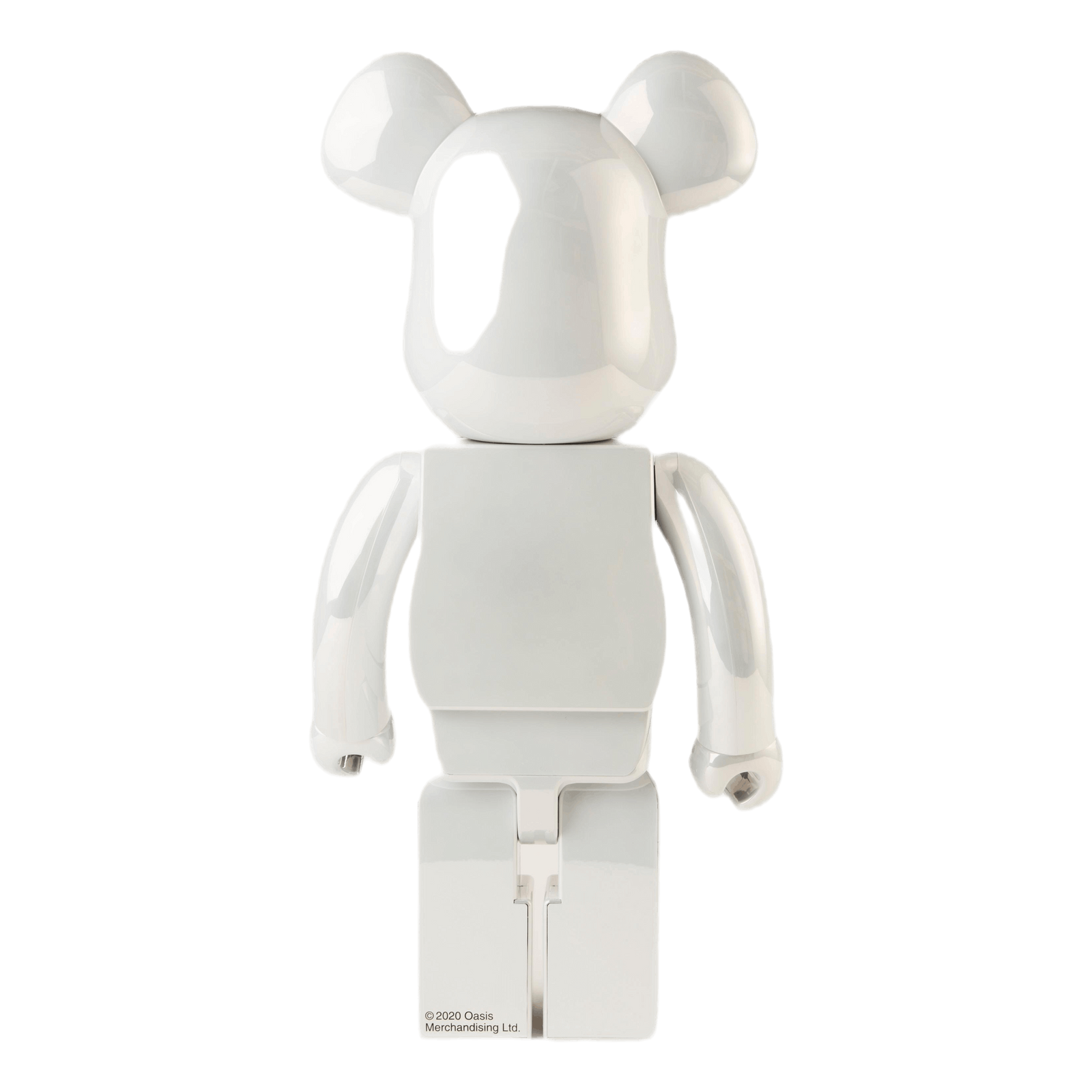 Be@rbrick Oasis Chrome 1000% White