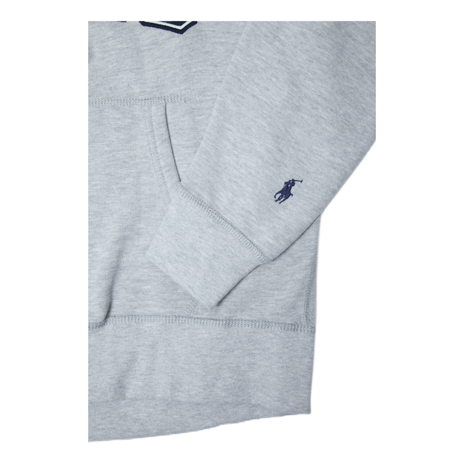 Logo Fleece Hoodie Grey Htr