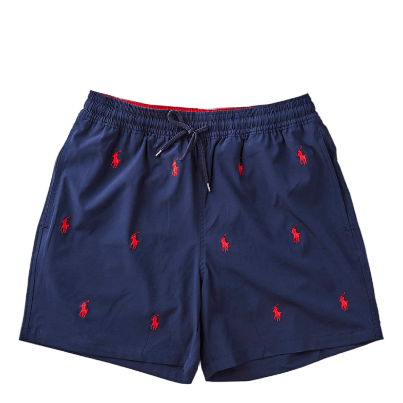 5.75-Inch Traveler Classic Swim Trunk Newport Navy W/ Aoe