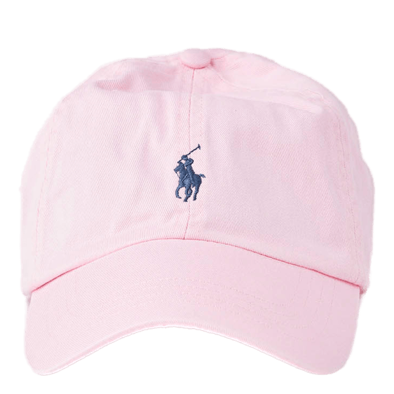 Cotton Chino Baseball Cap Carmel Pink / Jewel Blue