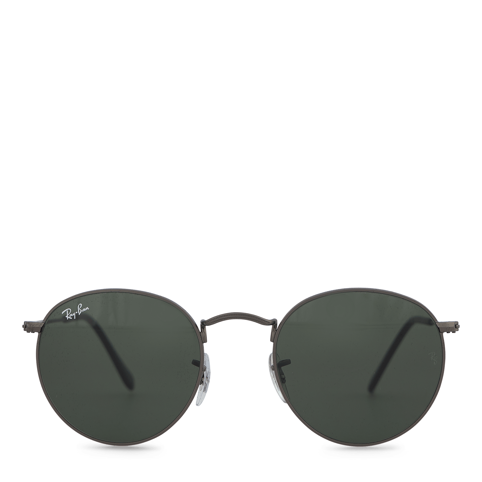 Round Metal Matte Gunmetal