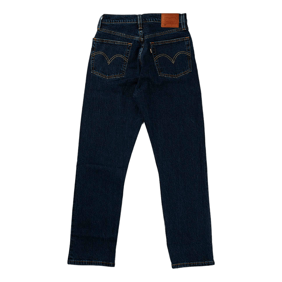 501 Crop Salsa Stonewash Dark Indigo - Flat Finish