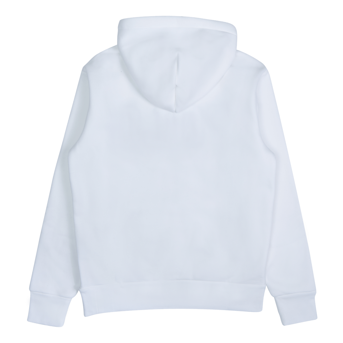 Double-Knit Fleece Hoodie White