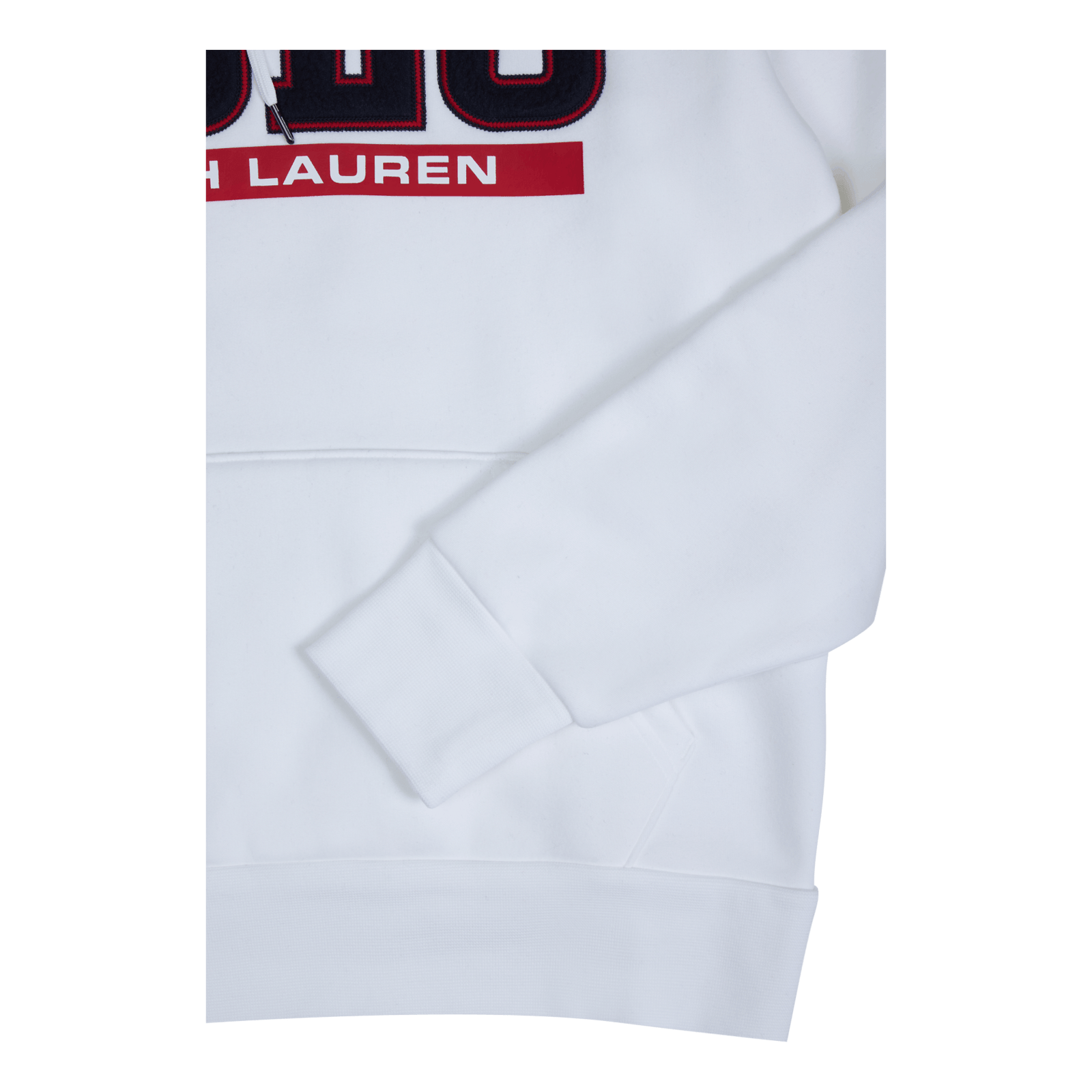 Double-Knit Fleece Hoodie White